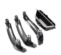 MALTAY for BMW X3 X4 F25 F26 2010-2016 LHD RHD Interior Inner Door Armrest Panel Pull Handle Set Car Interior Door Handles(RHD 4PCS Set Carbon)