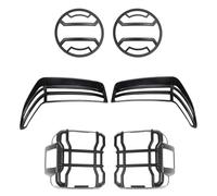 MALTAY Rear Back Tail Lights Lamps For Jeep For Wrangler JL For Gladiator JT 2018 2019 2020 2021 2022 2023 Front Wheel Eyebrow Light Cover Headlight Trim LED Taillight Protection