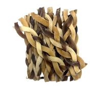 Maltbys' Stores 100g Braided Buffalo, Camel & Lamb Skin 100% Natural Dog Treat Chews