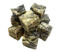 Maltbys' Stores 1kg Premium Large Cod Fish Cubes (approx. 5-6cm square) 100% Natural Dried Fish Skin Dog Treat Chews