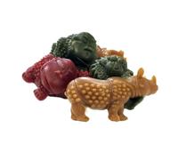 Maltbys' Stores 25x Small Veggie Jungle Animals Vegetarian Dog Treat Chews [LOS]