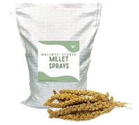 Maltbys' Stores 3kg (3x 1kg Bags) Millet Sprays Premium Cage Bird Food Seed