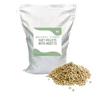 Maltbys' Stores 5kg Suet Pellets with Insects | High Energy Wild Bird Food with Insects