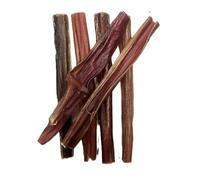 Maltbys' Stores 5x Premium Thin Bulls' Pizzles (approx. size 12cm) 100% Natural Dog Treat Bully Sticks [SHC]