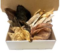 Maltbys' Stores "Ears Box" 100% Natural Premium Dog Treat Box Containing a Mix of Items from our Range of Ear Chews (approx. weight 500g)
