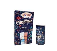 Malted Drink Gift Box with Instant Malt Sachets Chocolate Malt Sachets and Chewy Malt Tablets Festive Warm Beverage Treat Set