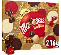 Maltesars Truffles Assorted Chocolate Advent Calendar, 24 Milk, White & Dark Chocolate Truffles, 216g- Limited edition for festive holidays 2025.