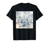 Maltese Dentist Dog Clinic Dental Care Scene T-Shirt