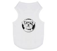 'Maltese Dog with Glasses' Pet Dog/Cat T-Shirt (PT00130241)