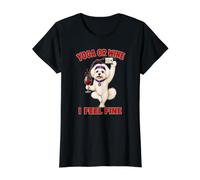 Maltese Dog Yoga or Wine I Feel Fine - DIGOR Funny Value Graphic T-Shirt