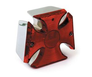 Maltese Iron Cross Custom Rear Brake/Tail Light for Chopper Motorcycle/ Trike