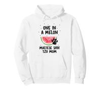 maltese shih tzu Mom One in a Melon Funny Pullover Hoodie