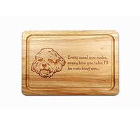 Maltese Terrier Wooden Chopping Board 30 x 20 cm