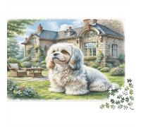 Maltese Thick Paper Havanese by Grand Stone House Jigsaw Puzzle Bundle Family Activity 70x50cm/1000pcs