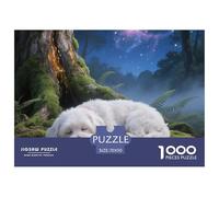 Maltese Unique 1000 Piece Jigsaw Puzzles, Fun, Cute Pet Dog Challenging And Brainteasing Adults Jigsaw Impossible Hard Challenge70x50cm/1000pcs