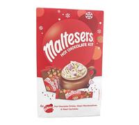 Malteser Hot Chocolate Kit, Single-Serve Sachets, Malt and Chocolate Flavour, 136g, Christmas, Treat, Gift, Mothersday, Valentines, Easter