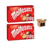 Maltesers Chocolate Gift Box & Snack Packs | Milk Chocolates with Honeycomb | Vegetarian Chocolate Treats for Birthdays, Xmas & Parties | Fillers, Party Bag Sharing (2xChocolate 310g)