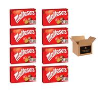 Maltesers Chocolate Gift Box & Snack Packs | Milk Chocolates with Honeycomb | Vegetarian Chocolate Treats for Birthdays, Xmas & Parties | Fillers, Party Bag Sharing (8xChoclate Box Half-110g)