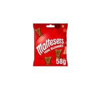 Maltesers Chocolate Mini Bunnies Bag Milk Chocolate Honeycomb Malt filling 58g Ideal for Easter egg hunt Gift or Snacks