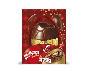 Maltesers Chocolate Truffles Giant Easter Egg 479g