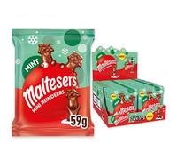 Maltesers Christmas Chocolate Mini Mint Milk Chocolate Reindeer, Christmas Gifts, Stocking Fillers, 24 Packs of 59g