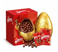 Maltesers Crunchy Milk Giant Ultimate Chocolate Easter Egg 496g Includes 1 Ultimate Egg & 2 Bunny Bars & 1 Maltesers Bunny Bag Perfect For Easter Egg Hunt Great Gift For Kids Adult