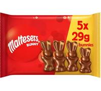 Maltesers Easter Chocolate Bunny 5x29g Multipack Perfect For Easter Egg Hunt School Offices Gift For Kids & Adults Sweets & Treats Seasonal Easter Gift