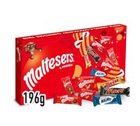 Maltesers & Friends Milk Chocolate Christmas Gift Selection Box 196g | Premium Milk Chocolate Winter Gift Selection, Perfect for Cozy Family Movie Nights, Christmas Eve Box Fillers, Holiday Party