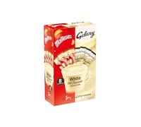 Maltesers & Galaxy White Hot Chocolate Sachet Selection 25g x 8 | Hot Chocolate Gift Set Featuring 2 White Chocolate Flavours