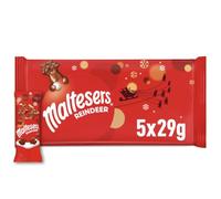 Maltesers Honeycomb Milk Chocolate Festive Reindeers Christmas 5 Pack 145g | Crispy Honeycomb Milk Chocolate for Fun Stocking Fillers, Creative Festive Baking Decorations, School Classroom, Sweet Treats