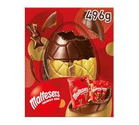 Maltesers Large Easter Chocolate Egg 496g - Giant Milk Chocolate Easter Egg with Maltesers Bunnies & Mini Bunnies, Easter Chocolate Gift, Egg Hunt, Sharing, Hampers & Basket Fillers