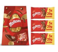 Maltesers Large Easter Egg and 3 Multipacks of 5 Maltesers Chocolate Bunnies