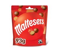 Maltesers Milk Chocolate Crisp Malt Centre Pouch Bag Vegetarian Snack 93g