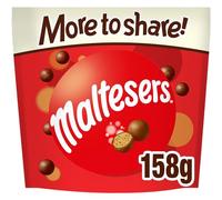 Maltesers Milk Chocolate Crunchy Centre Sweets Candy Sharing Bag 158g
