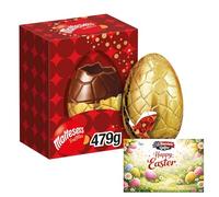 Maltesers Milk Chocolate Truffles Easter Egg 479g with Stevie's Gifts Card