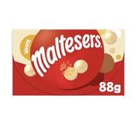 Maltesers White Chocolate Crunchy Honeycomb Festive Christmas Gift Box 88g | Teacher Appreciation Gifts, Office Coffee Break Treats, Custom Winter Gift Hampers, Premium White Chocolate Sweets