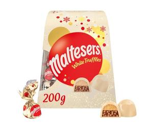 Maltesers White Chocolate Truffles Gift Box, Chocolate Gift, 200g