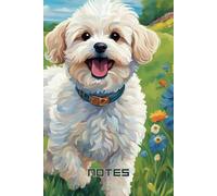 Maltipoo Lined Notebook - Dog Lovers - The Pet Collection - Gift for Men Women Children - Cute Maltipoo Ruled Notebook Journal Diaries 6x9, 120 pages