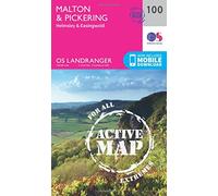 Landranger Active 100 Malton & Pickering, Helmsley & Easingwold Map With Digital Version, Pink One Size
