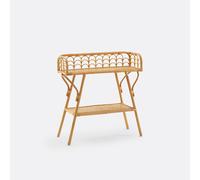 Malu Vintage Console Table in Rattan Cane Natural