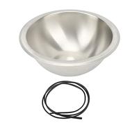 Malufain RV Kitchen Sink 304 Stainless Steel 10 Inch Round Design | 304 Stainless Steel, Wire Drawn Finish, Sound Insulation Pad, Basin, 10 Inch Diameter, Yacht Boat Use