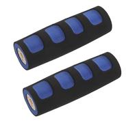 MALUGOGO 1 Pair Crutch Armpit Pads Crutch Pads Lightweight Wood Core Sponge Handles Joint Pressure Optimal Support Indoor Outdoor Walking Aid Forearm Walker Replacement Accessories