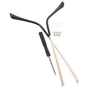 MALUGOGO 1 Pair Metal Glasses Parts Replacement Glasses Arms Universal Fit Streamlined Design Ease Pressure on Ear Stylish and Appealing Look for-Sighted Groups