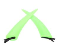 MALUGOGO 1 Pair of Light Green Devil Horn Clips Hair Accessories for Halloween and Cosplay, Made of Sturdy Abs Material, Easy to Take off Costume Accessory for Teens and Women