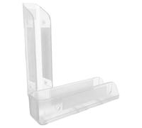 MALUGOGO 1 Pair under Desk Laptop Mount Holder, Acrylic Universal Tablet and Laptop Desk Holder with Adaptable Spacing and Flexible Mounting, for Home Office Workspace