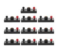 MALUGOGO 10pcs Physics Screw Lamp Holder Plastic Lamp Base School Teaching Instruments Laboratory Screw Bulb Light Base Safe Introductory Kit Hands-on Ability Electricity Teaching