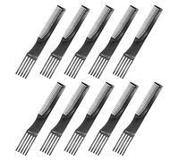 MALUGOGO 10pcs Plastic Hair Lift Comb Set with Long Teeth Beard and Hair Styling Picks Dual-sided Hairdressing Tools for Men and Women and Salon Use