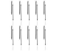 MALUGOGO 10pcs Resistive Touchscreen Stylus Pens with Coiled Spring Anti-loss Rope for Phones and Tablets, Precise Stylus for Note Taking and Drawing, Suitable for Resistive Screens