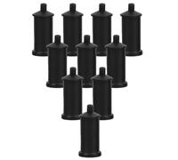 MALUGOGO 10pcs Stainless Steel Wire Rope Cable Clamps Adjustable Wire Fasteners Black Cable Locking Device for Industrial Use