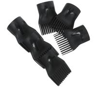 MALUGOGO 10pcs Universal Hair Dryer Comb Diffuser Attachment Heat Resistant Plastic Blow Dryer Nozzle for Salon and Travel Hair Styling Compatible